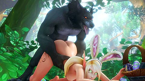Worgen Gets The Easter Bunny